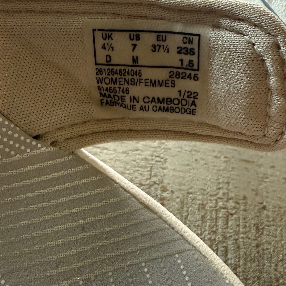 Clarks Cloudstepper  Womens Breeze Sea thong flipflop sandal 7M  White - Picture 5 of 6